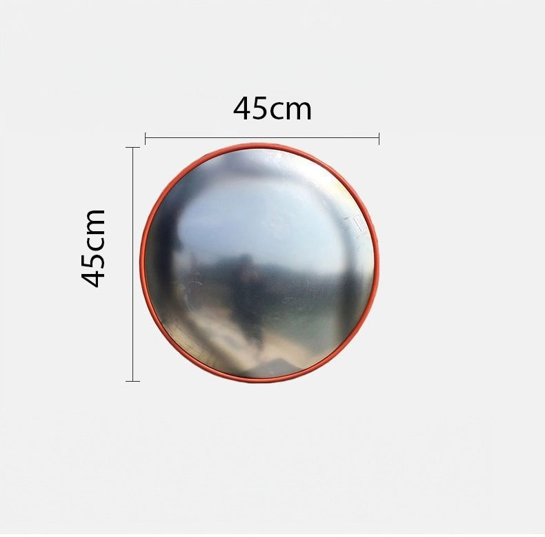 Specchio Sferico Infrangibile 45 cm in Acrilico per Viaggi, Strade e Magazzini