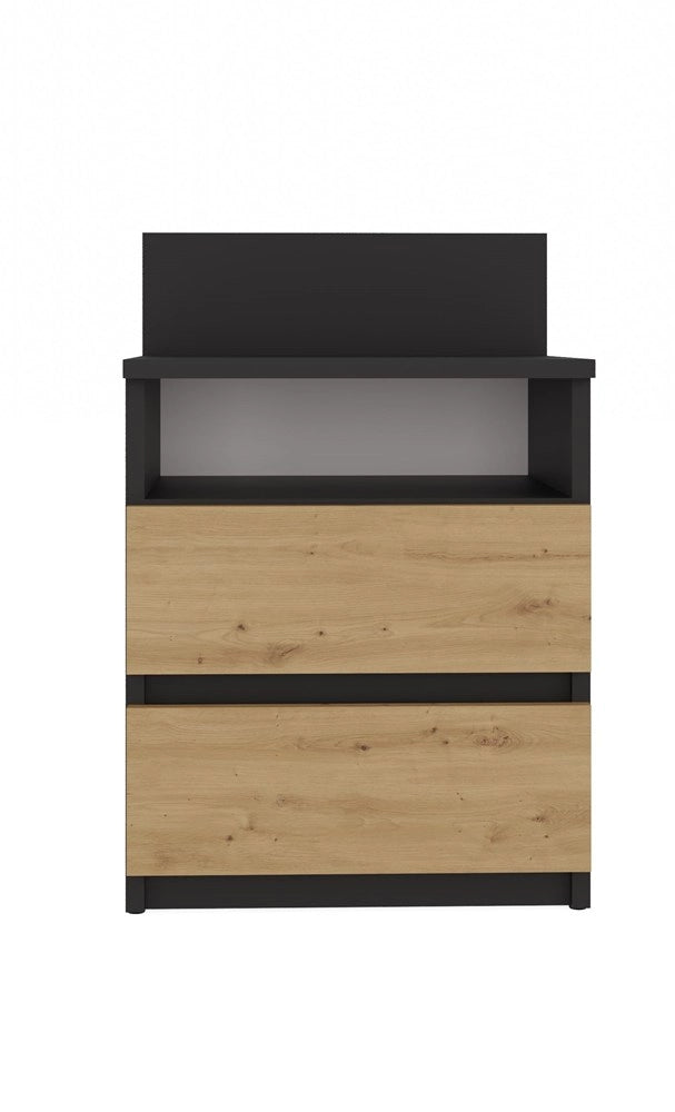Comodino MALWA M1 antracite artisan