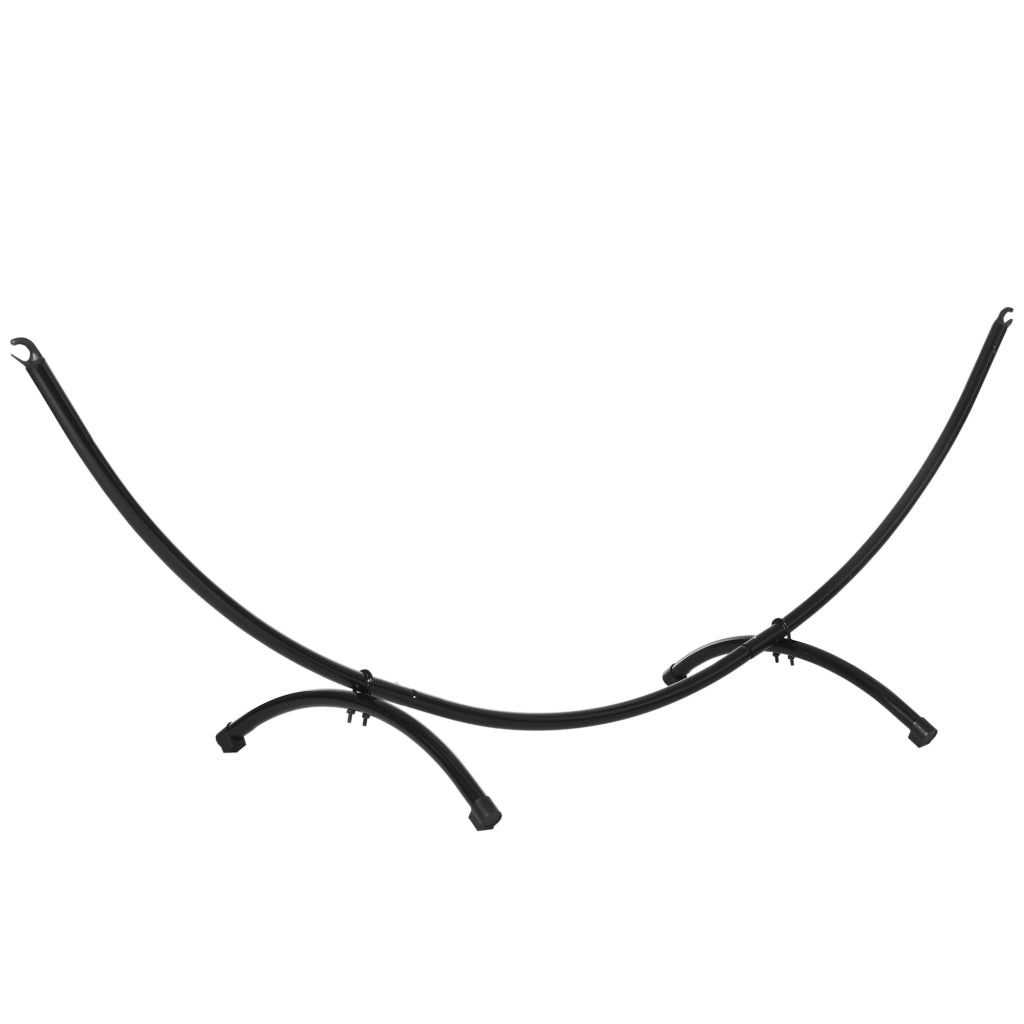 Struttura per Amaca da Esterno in Metallo ¨C Minimal ¨C 300x90x100cm, Nero