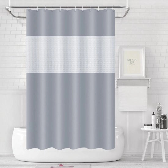 Doccia idropioggia antimuffa - impermeabile - 1 pezzo - grigio - 180 x 200 cm