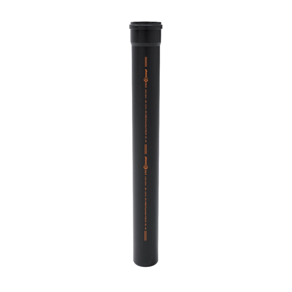 TUBO PHONO BLACK 1 BICCHIERE- Diam. 125 lungh. 3000- NICOL- pezzi 1