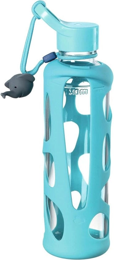 Biberon per bambini unisex 500 ml con elefante verde turquesa - di HOME