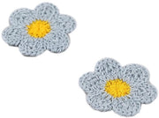 Pannelli di fiori 20 pezzi - Pannelli in cotone - Applicazioni per abbigliamento - Abbigliamento DIY - 3,5 cm - Poliestere di alta qualità