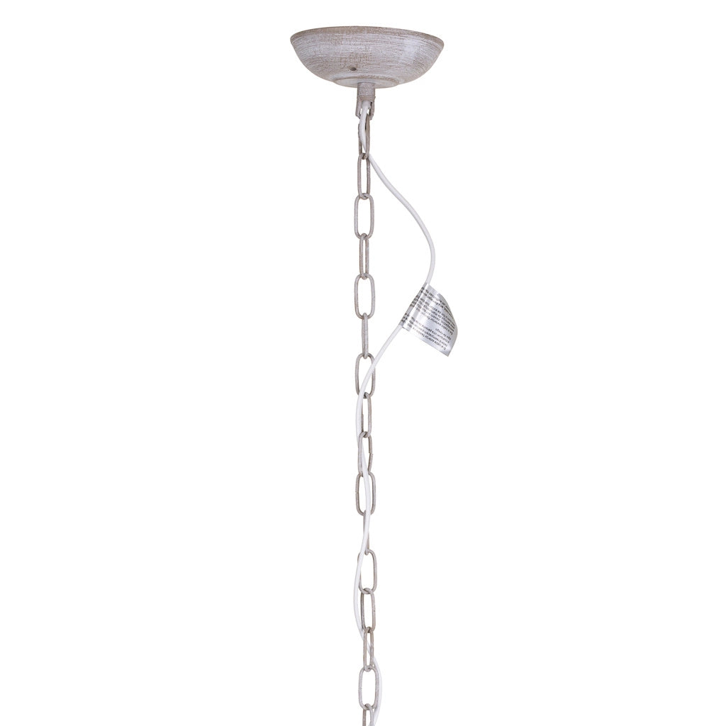 Lampada a sospensione grigia 77x77x134h