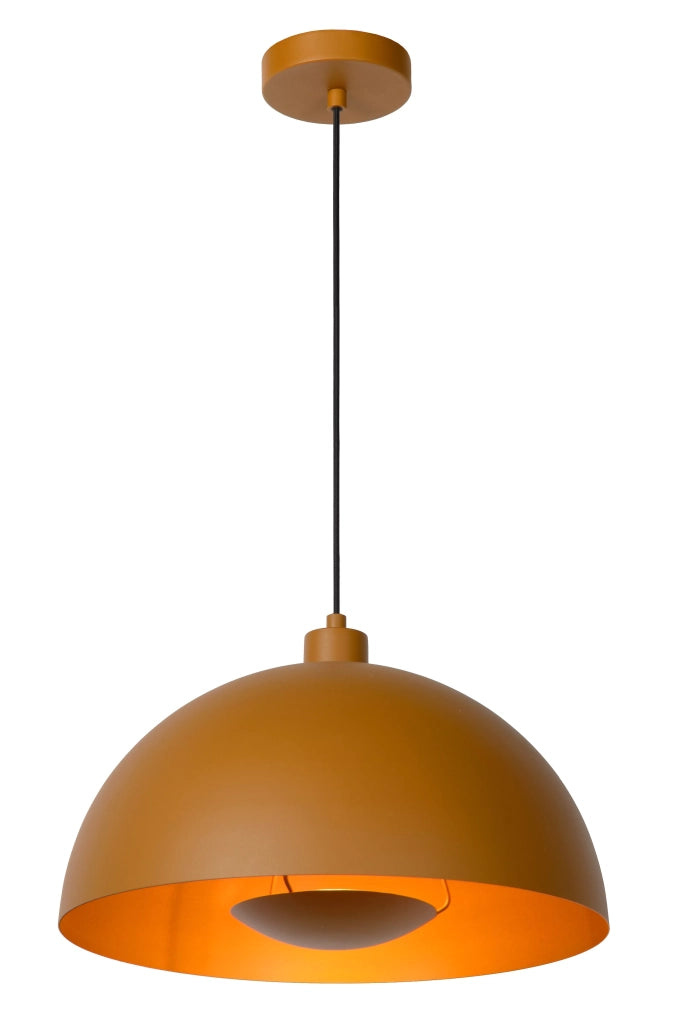 Lampada a sospensione gialla SIEMON E27 40W Lucide
