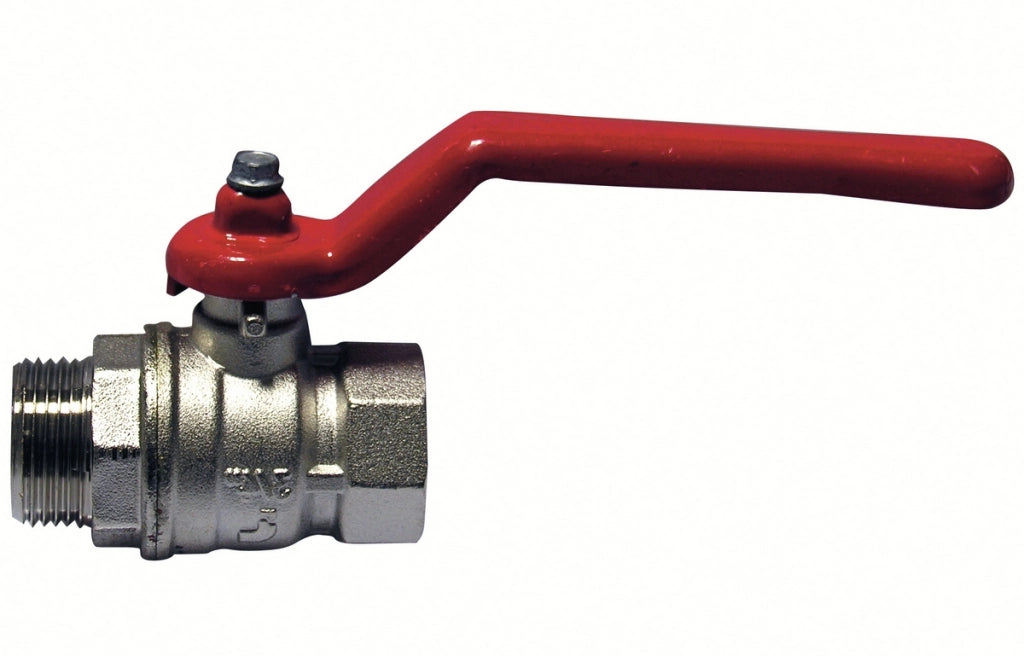 VALVOLA A SFERA MF CON LEVA ROSSA- 1/2 (DN 15) 30 bar / 435 psi- ITAP- pezzi 1