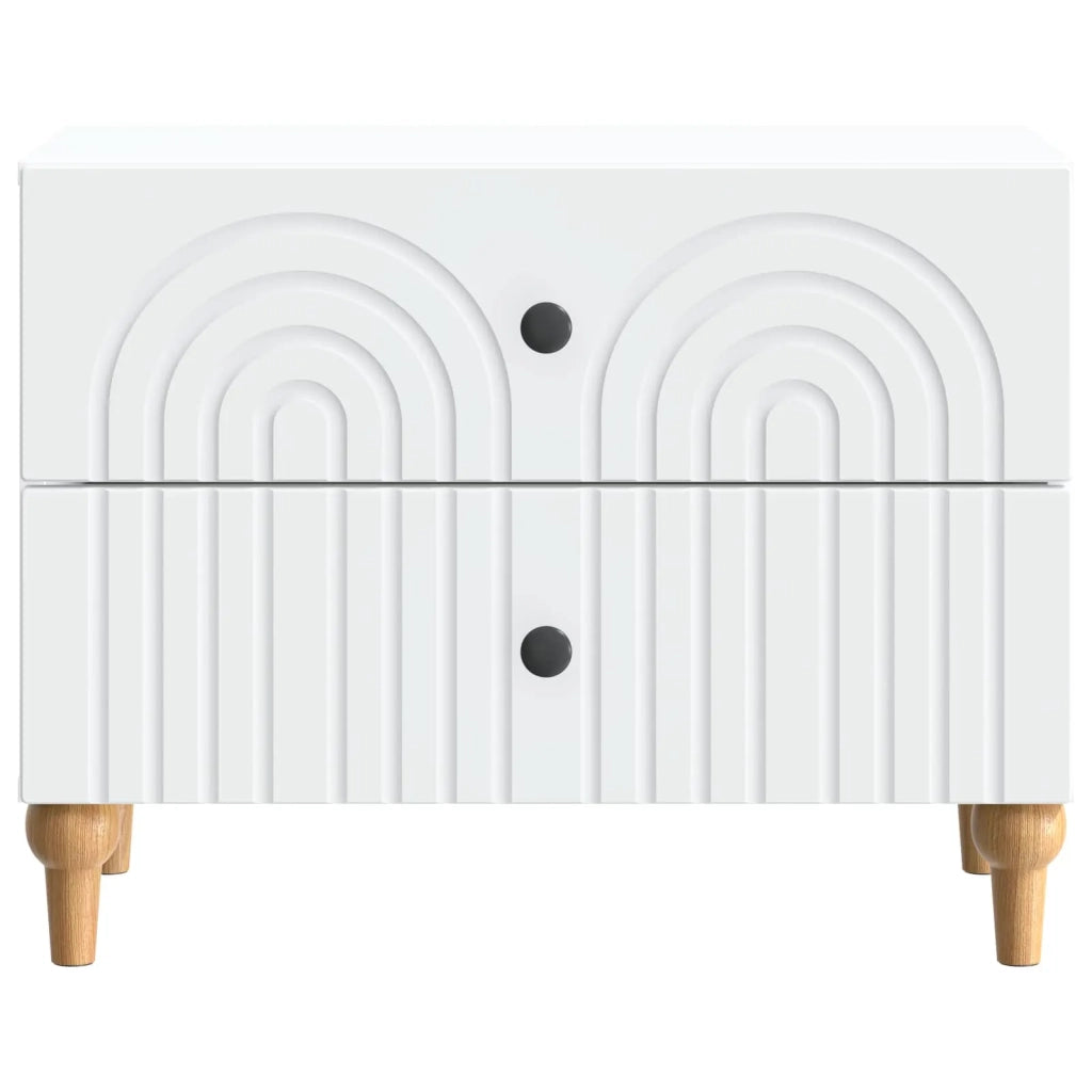 Armadio da Notte Bianco 62 x 34,5 x 48 cm Legno ingegnerizzato 894085
