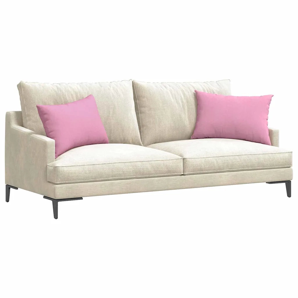 Cuscini da Divano 2 pcs Rosa 60 x 40 cm Tessuto 42013668
