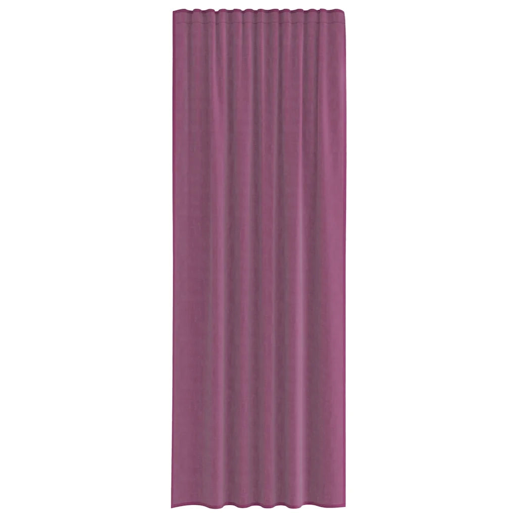 Tende in Voile con Tasche per Aste 2 pz Viola 4102205