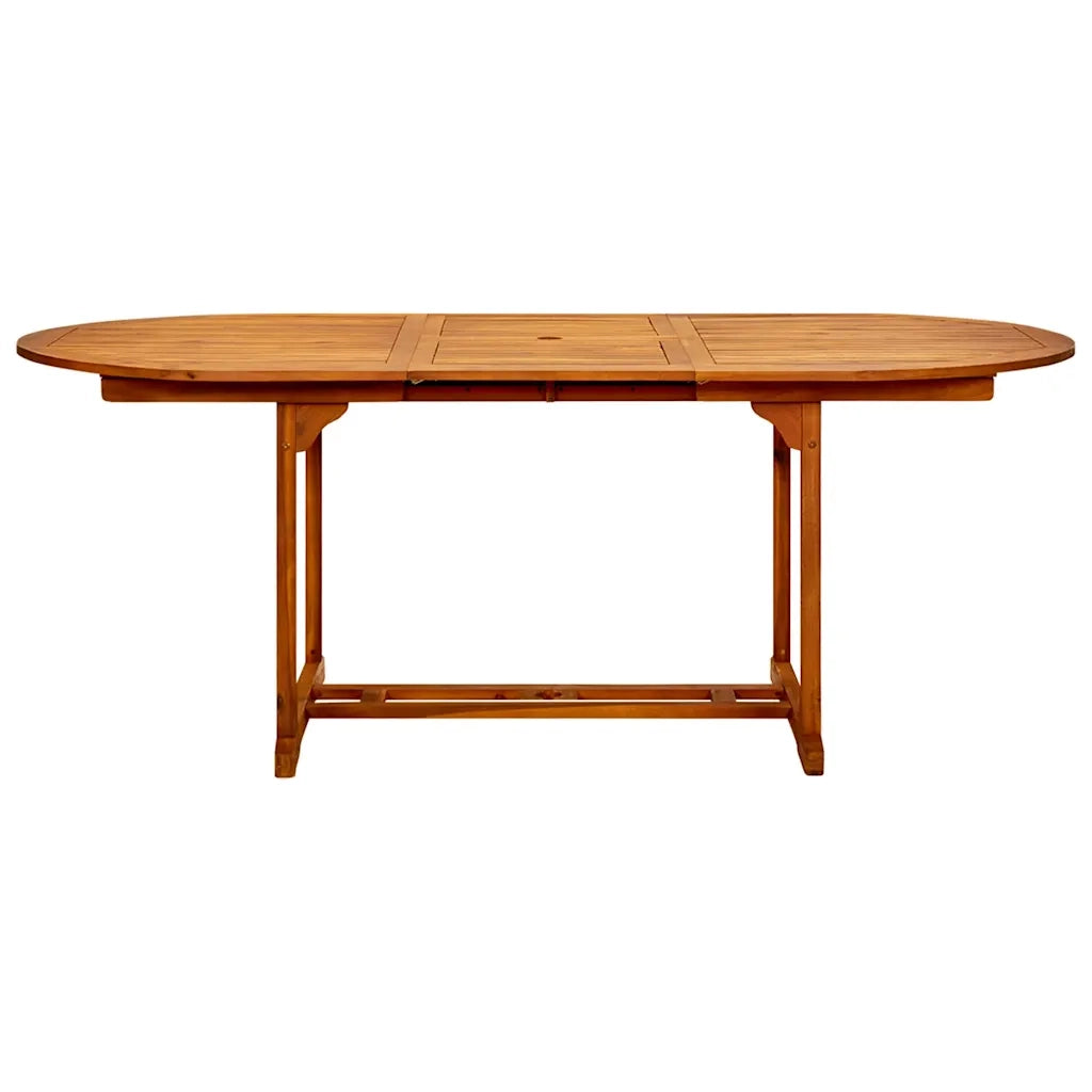 Set Pranzo Giardino 7 pz Nero in Polyrattan e Legno Massello
