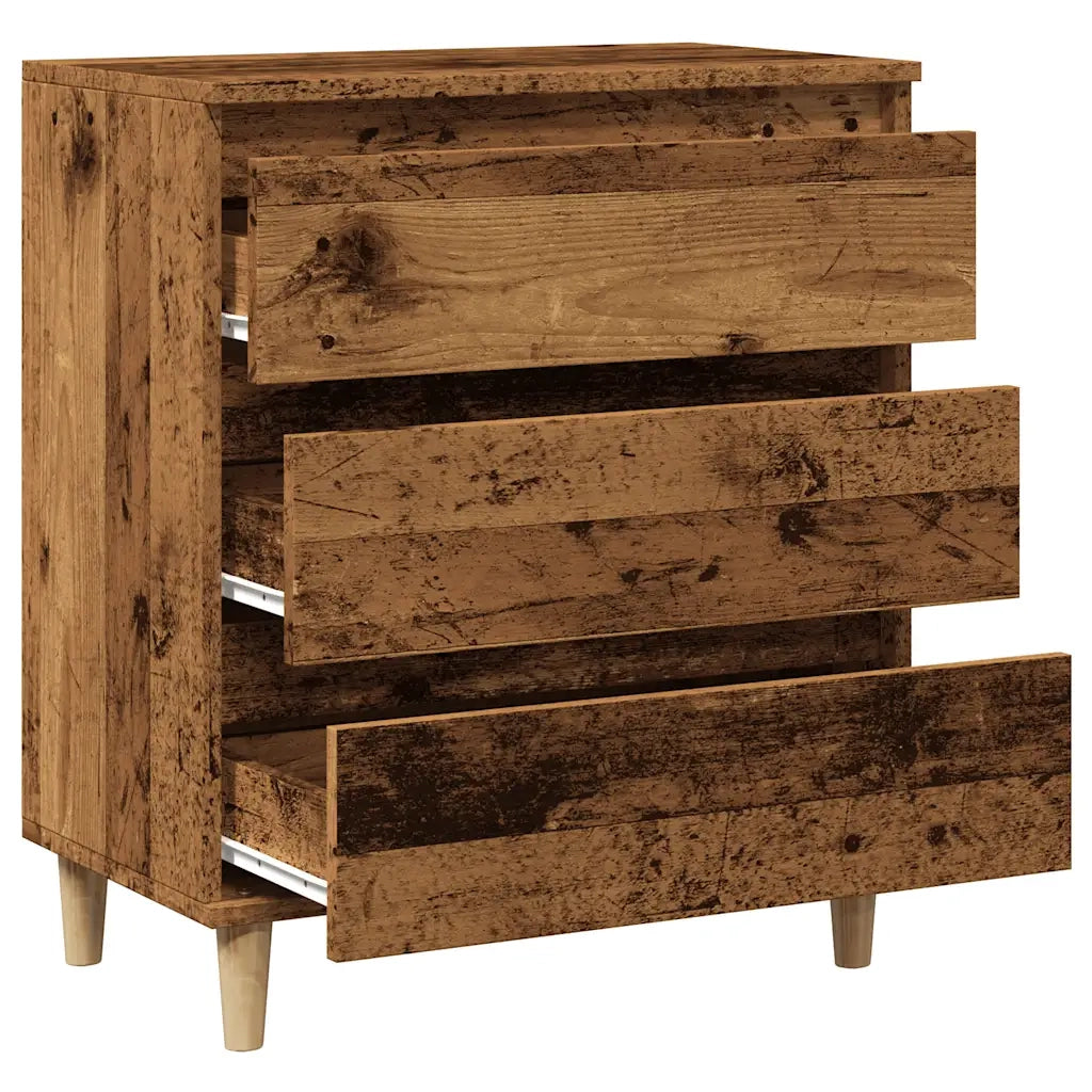 Credenza Legno Vecchio 60x35x70 cm in Legno Multistrato 856480