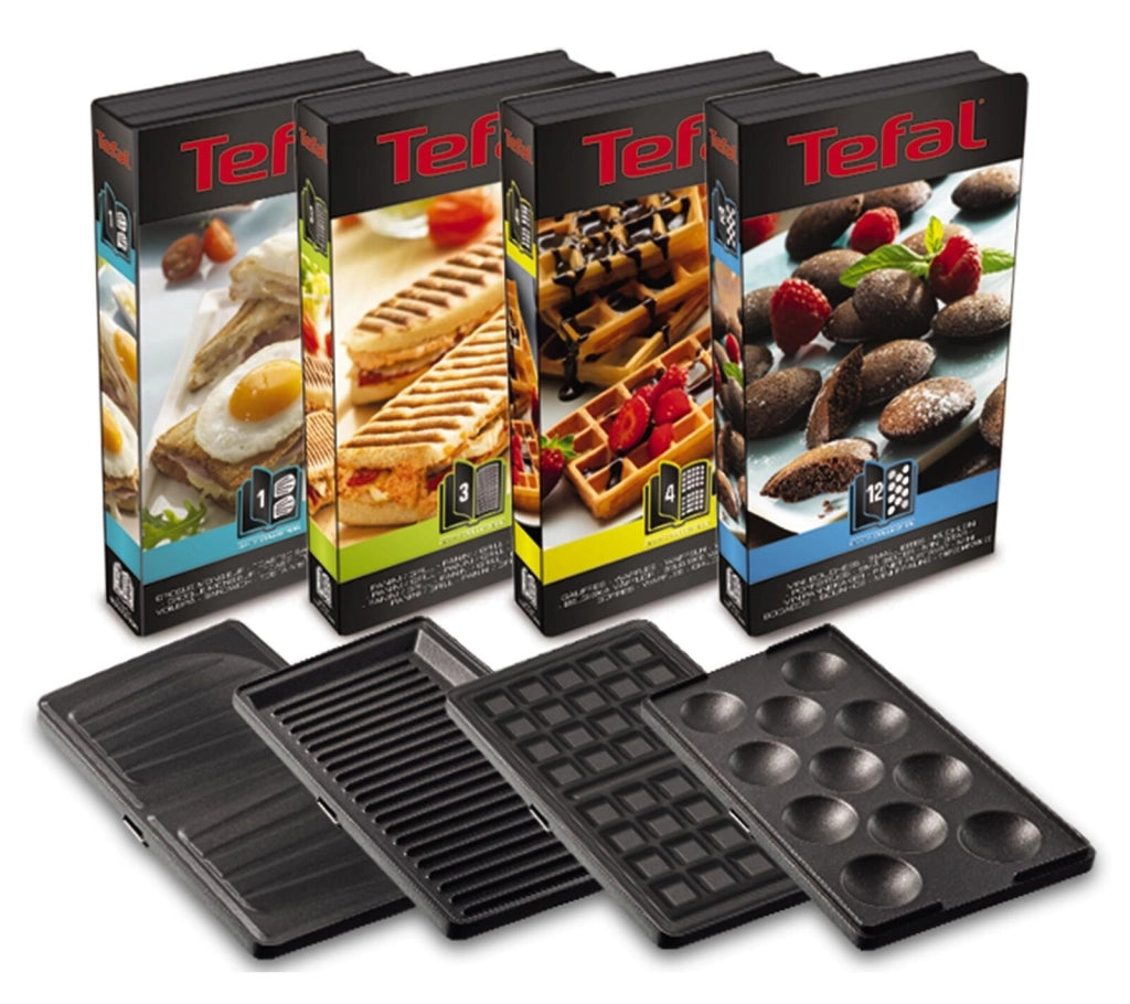 Tefal SW854D tostiera 700 W Nero, Acciaio inox