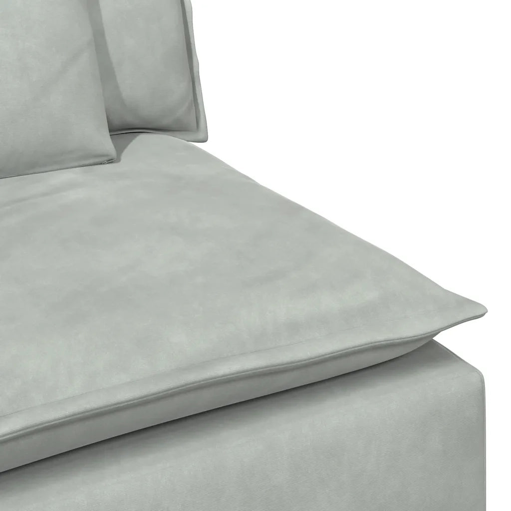 Modulo Terminale Bracciolo Divano Modulare con Cuscini-Sofa Modulare-Divanetto 100 cm 100003