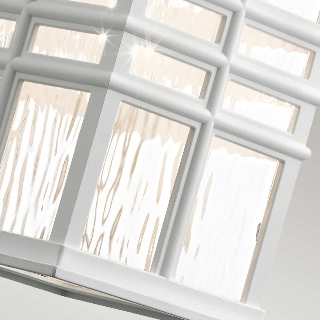 Applique esterna bianca E27 60W Beacon Square Kichler