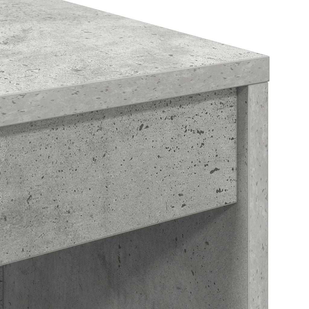 Scrivania | Tavolo da Ufficio Grigio cemento 100 x 40 x 76 cm