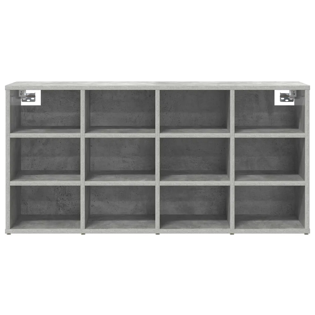 Mobile per scarpe-Scarpiera Grigio cemento 103 x 30 x 51 cm