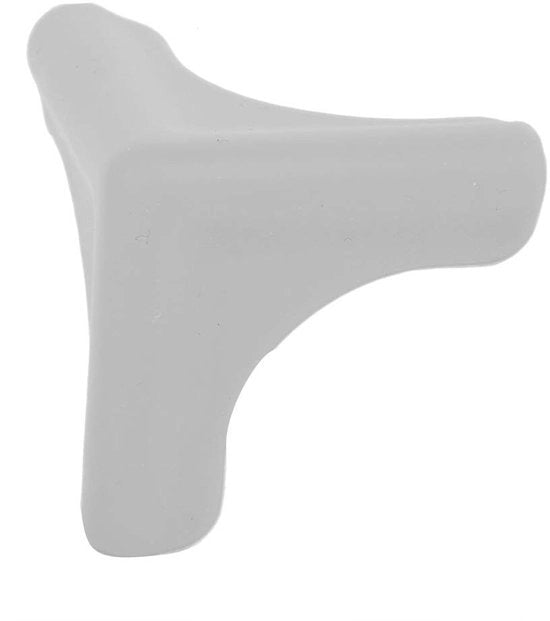 Protezione angolare - Cuscini di protezione in silicone - Rimovibili con facilità - Grigio - Protezione contro gli urti - Sicuro per i bambini