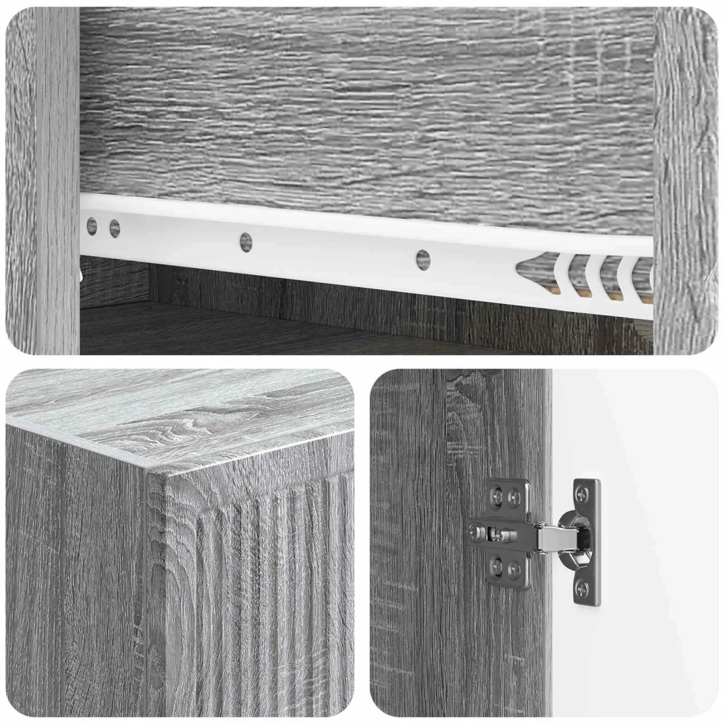 Set di armadi 2 pcs 33 x 34,5 x 90 cm Legno ingegnerizzato 3416391