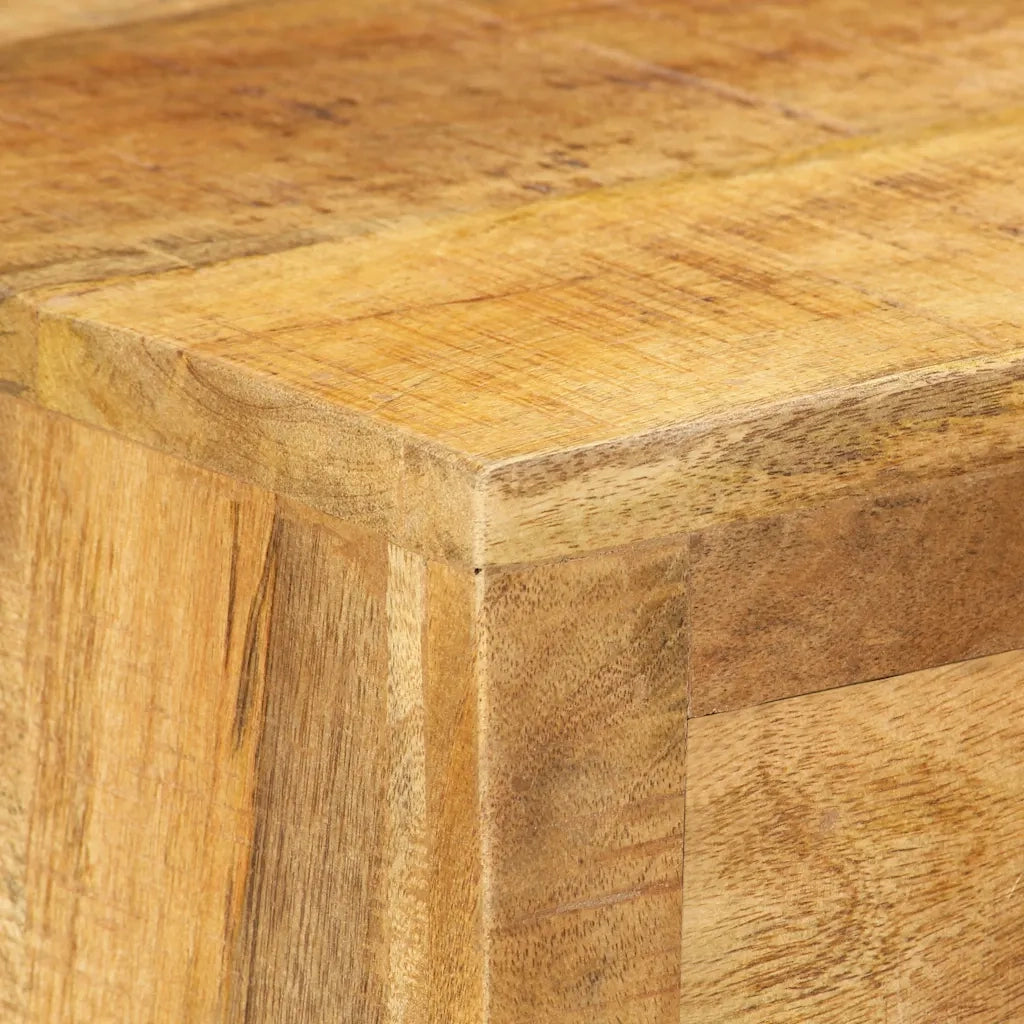 Scarpiera 86x35x55 cm in Legno Massello di Mango 247658