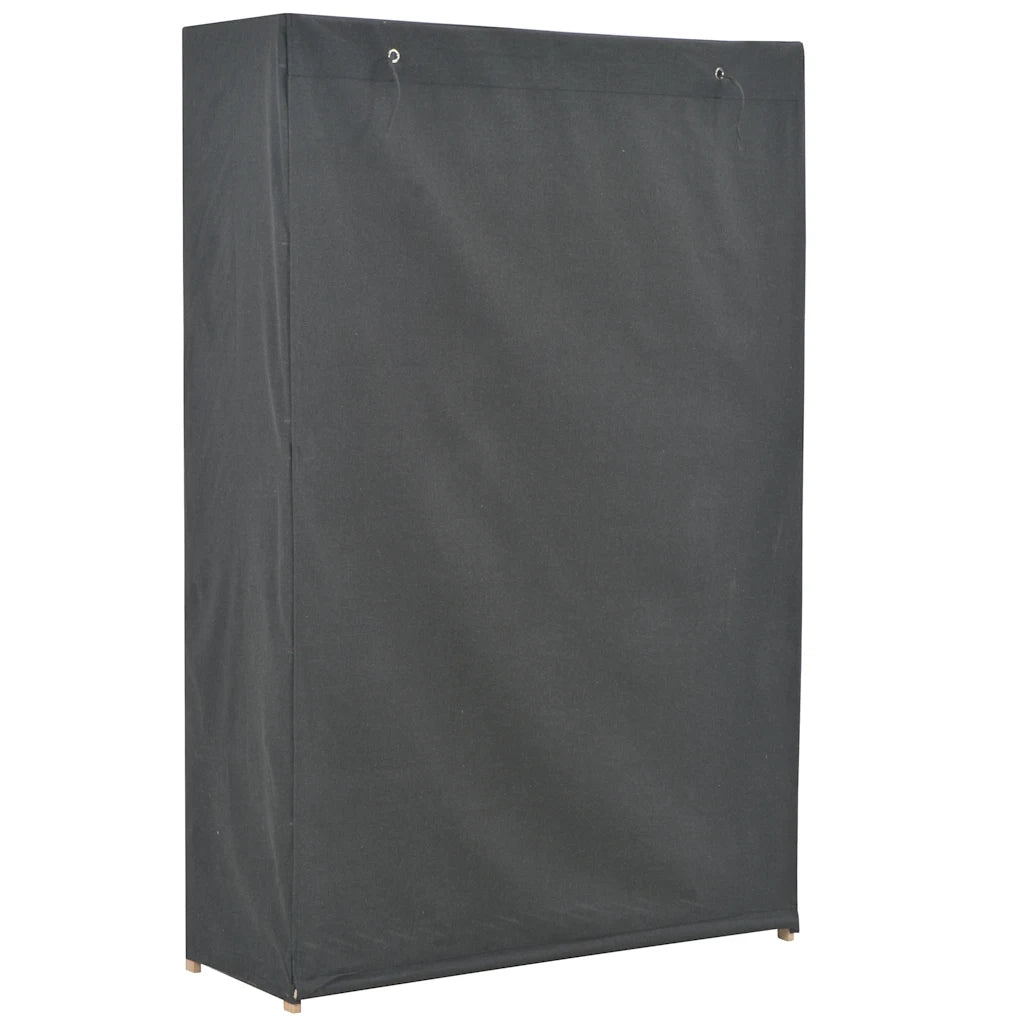 Armadio Grigio 110x40x170 cm in Tessuto 248189