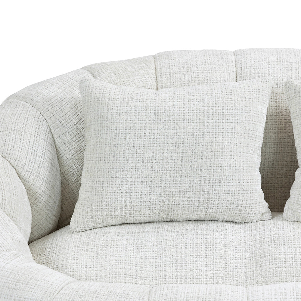 Pouf - Xylo - Chenile beige interno/esterno