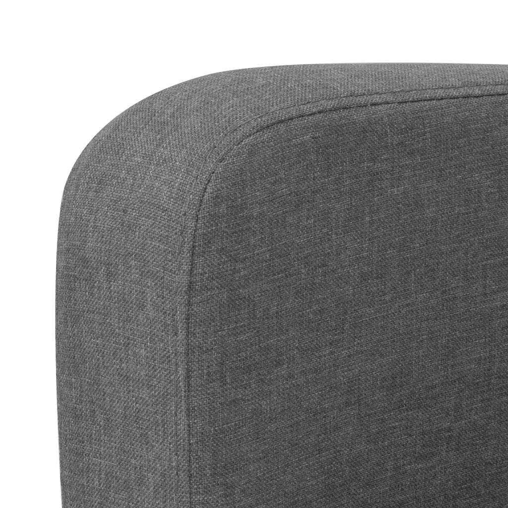 Divano a 2 Posti-Sofa 2 Posti 135x65x76 cm Grigio Scuro