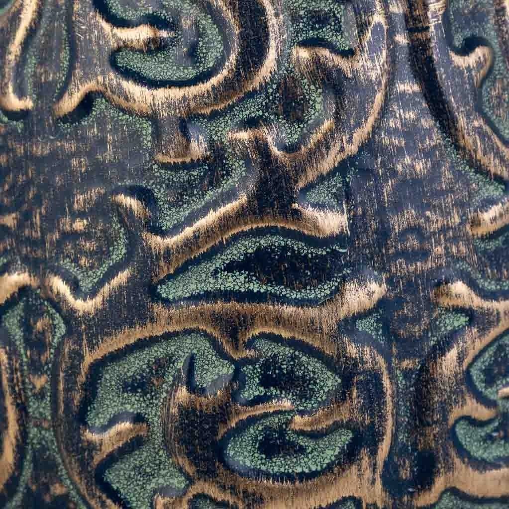 Vaso in ceramica marrone, D17x44h cm