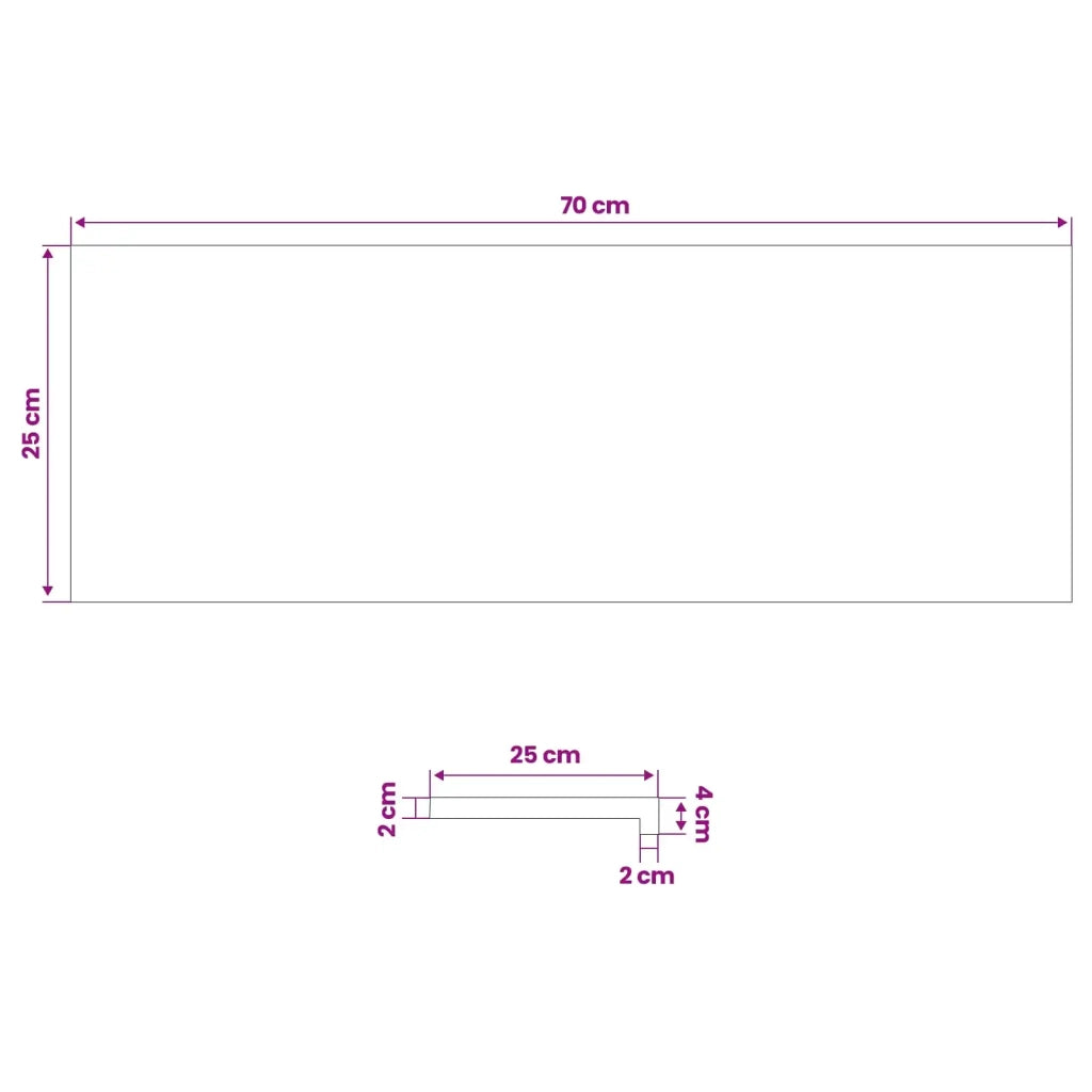 Tappeti per scale 16 pz 70 x 25 x 2 cm Vernice 3446424
