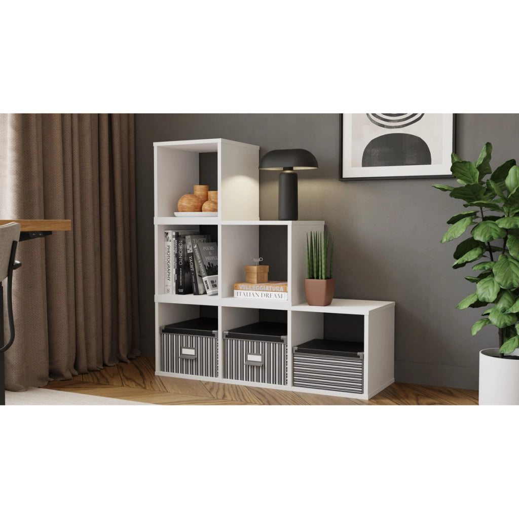 Libreria modulare Modus 1x1 a cubo bianca