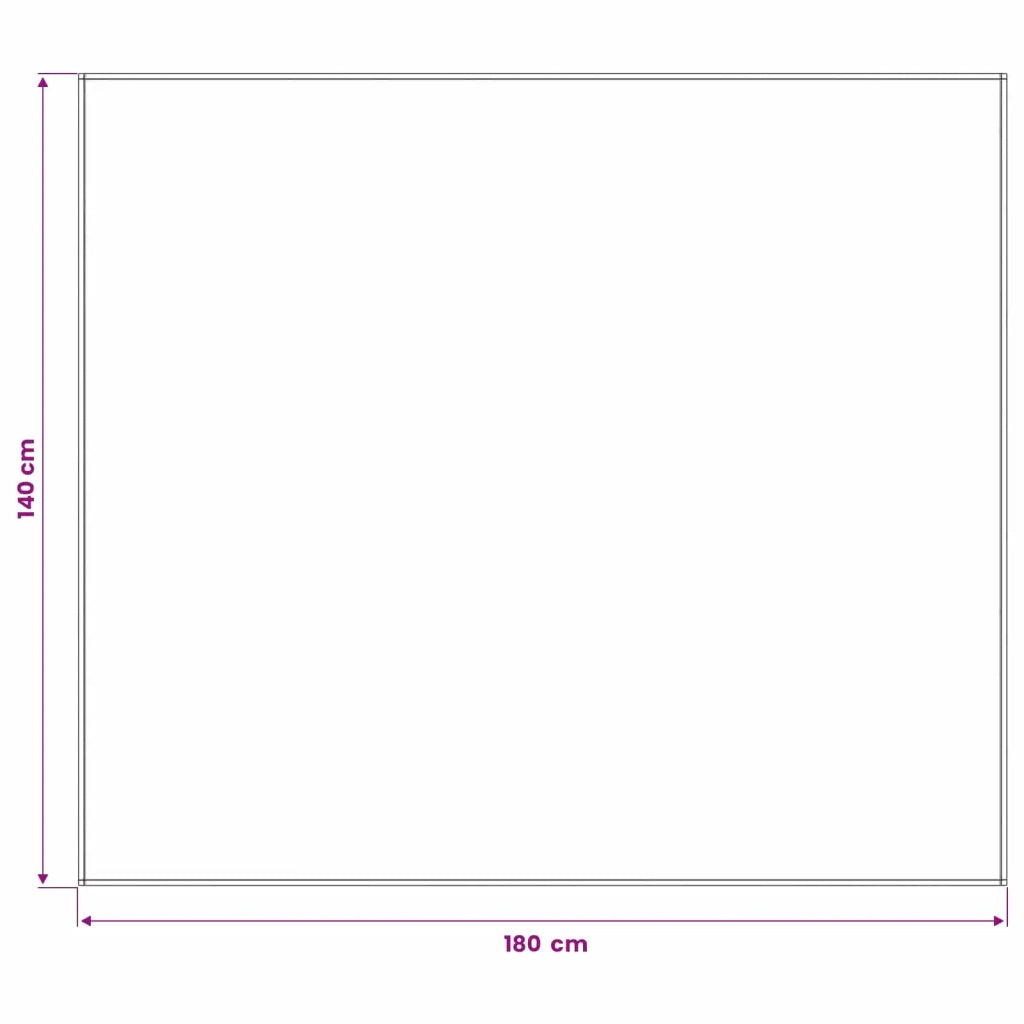Tovaglia da Tavolo Bianco Crema 140 x 180 cm Poliestere 42039866