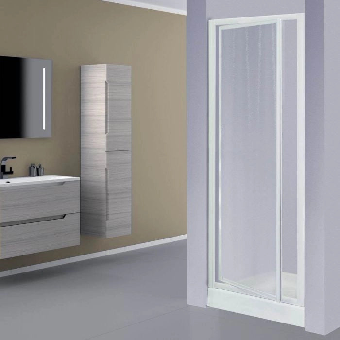 Box Porta Doccia in Acrilico - 1 lato, Apertura Battente Reversibile - Misura: 75 x h185 (AdattabilitÃ  73-78cm)