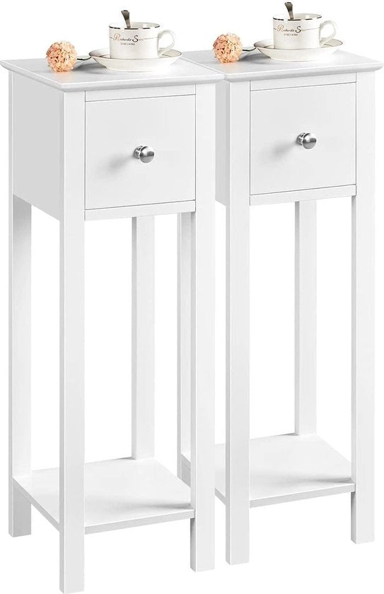 Scrivania da Notte – Tavolo da Notte – Tavolo da Camera – Design Moderno – Qualità Premium – Accessori da Camera