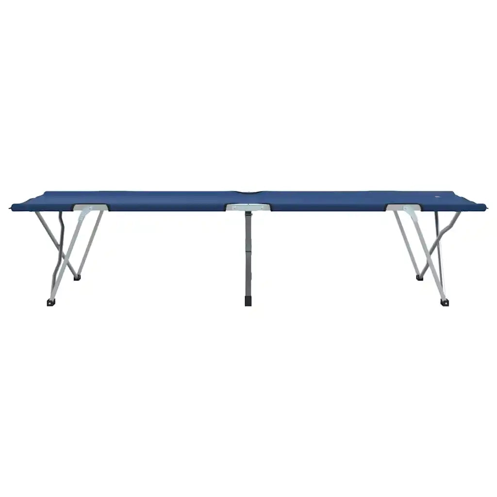 Letto da campeggio pieghevole 2 pcs Blu 194 x 62,5 x 42,5 cm 42003122