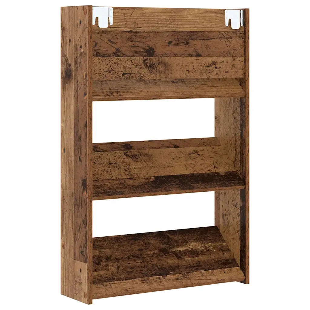Mobile per scarpe con lo scaffale Legno vecchio 60 x 18 x 90 cm 875146