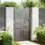 Cancello da giardino con blocco Nero 110 x 205 cm 42015903