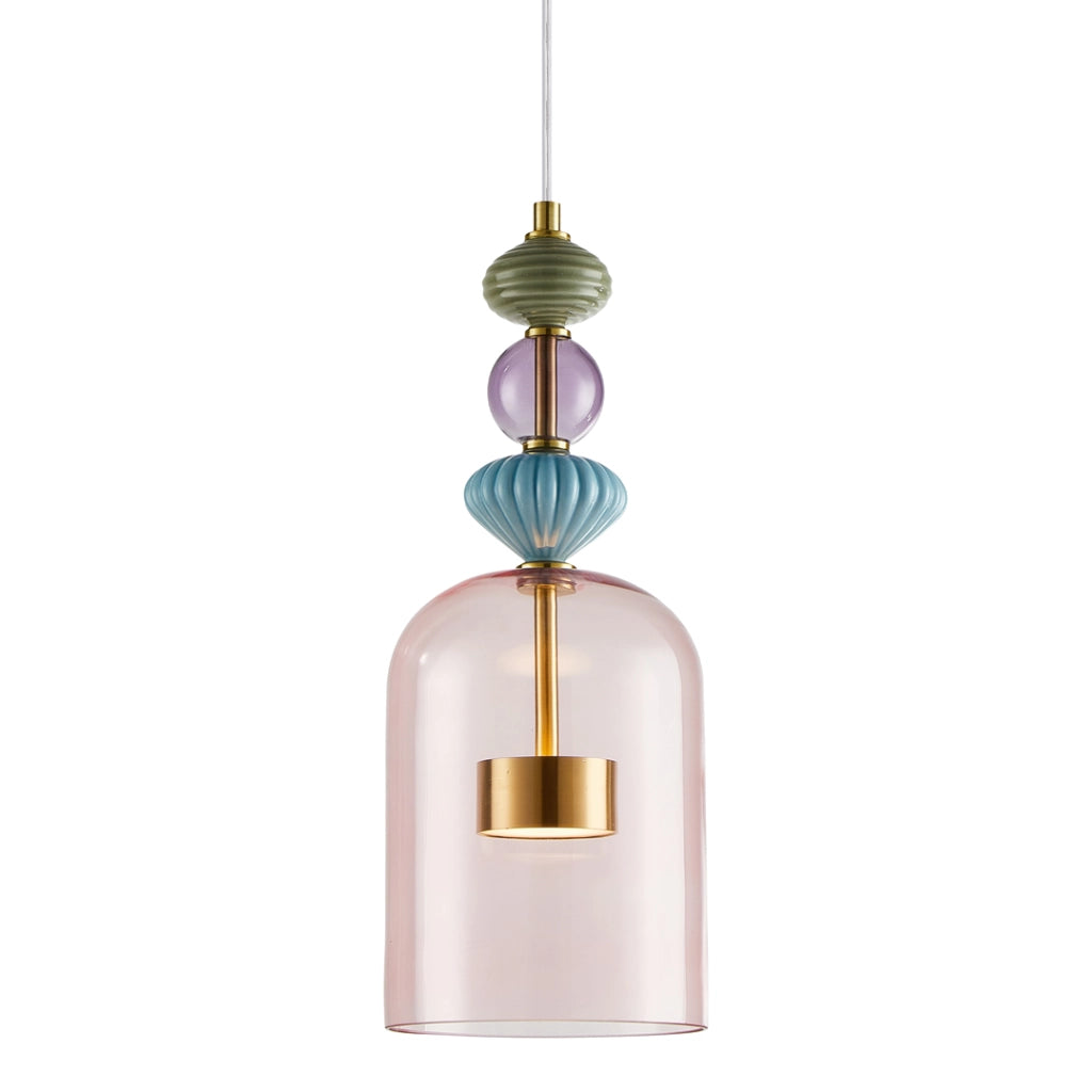 Lampada a sospensione Milagro Arte LED 12W Ø16 multicolor