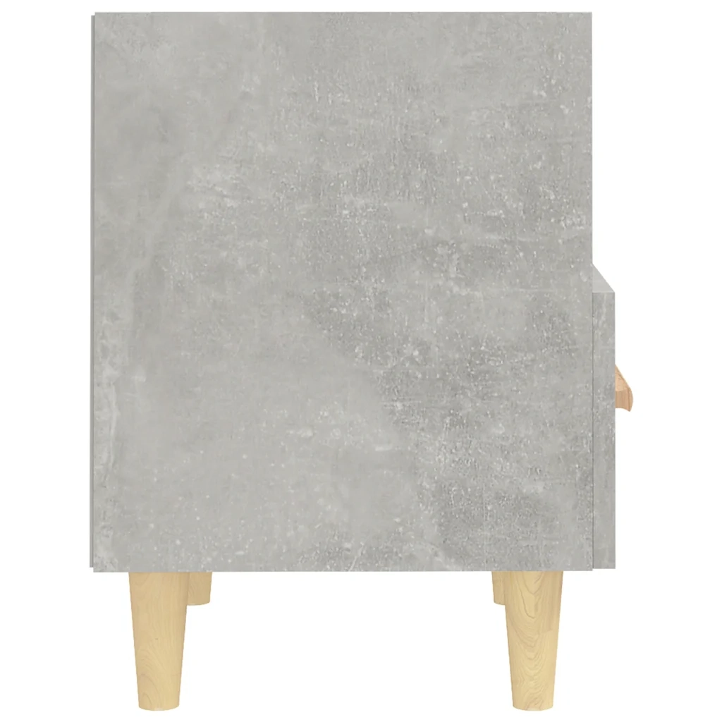 Comodini 2 pz-Set di 2 Tavolino da notte Grigio Cemento 40x35x47 cm
