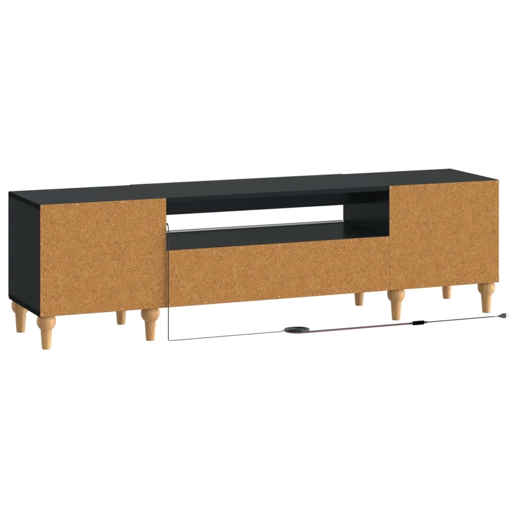 Mobile TV LED Nero Legno ingegnerizzato 896246