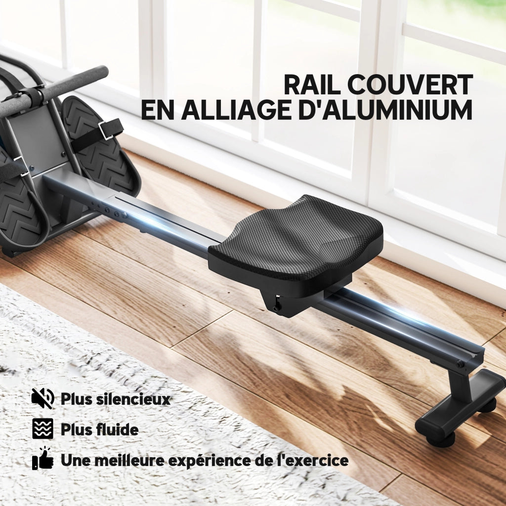 Vogatore ad Acqua ¨C Minimal ¨C Nero 180x52x76 cm
