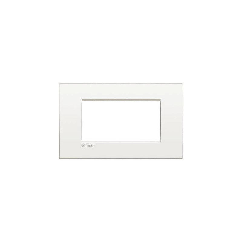 Lnc4804Bn Placca Air 4 Moduli Bianco Puro Livinglight