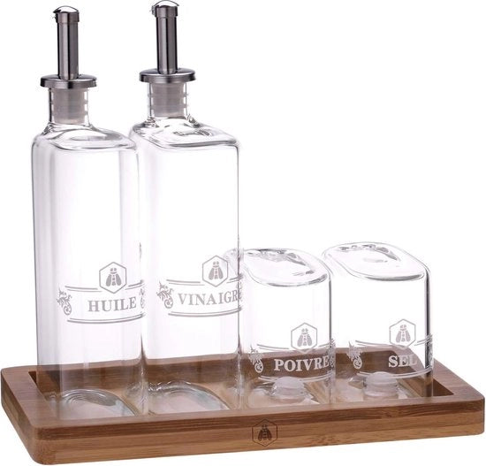 Set di dispenser per acido e olio