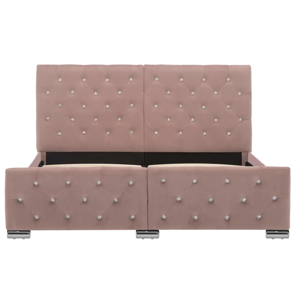 Giroletto Rosa in Velluto 140x200 cm 286826