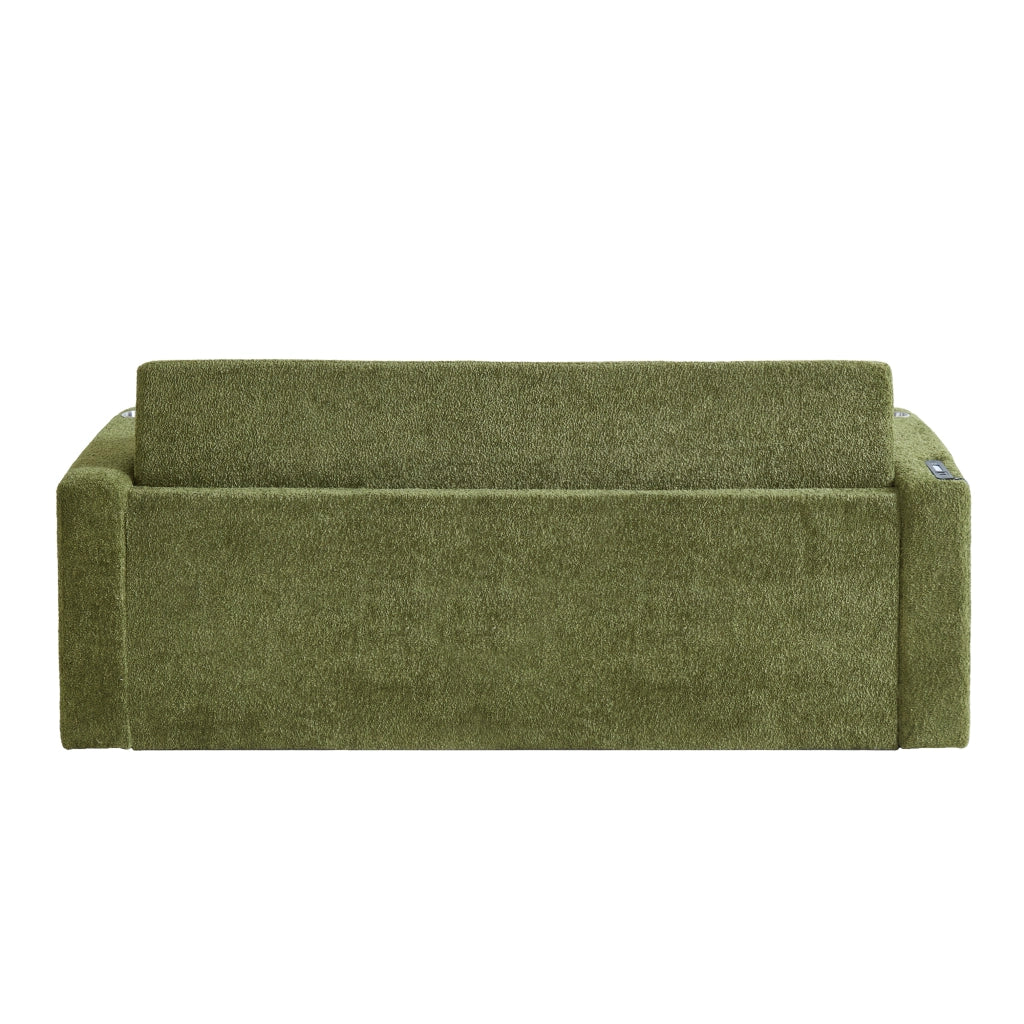 DIVANO LETTO 2 posti pieghevole in schiuma verde