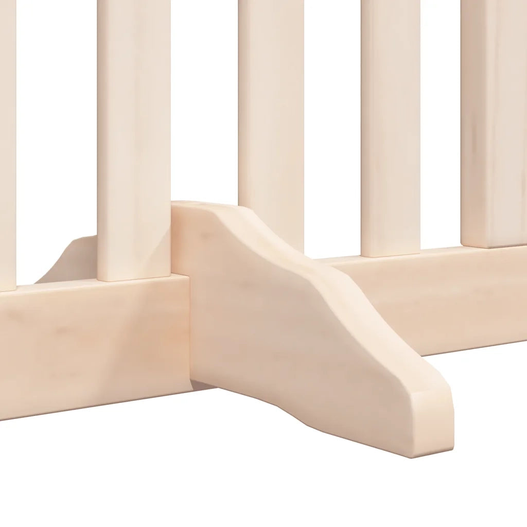 Cancello per Cani Porta Pieghevole 8 Pannelli 640 cm in Pioppo CFW9964118