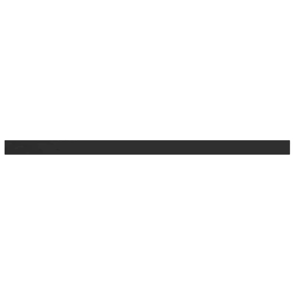 Piedini per mobili 12 pz Nero 796 x 40,5 x 100 mm Ferro CFW8013022