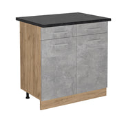 Vicco Mobiletto base per cucina Calcestruzzo 80 cm , PL Antracite