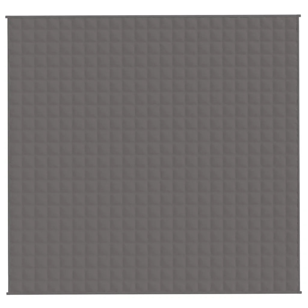 Coperta Ponderata Grigia 220x230 cm 15 kg Tessuto 3154845