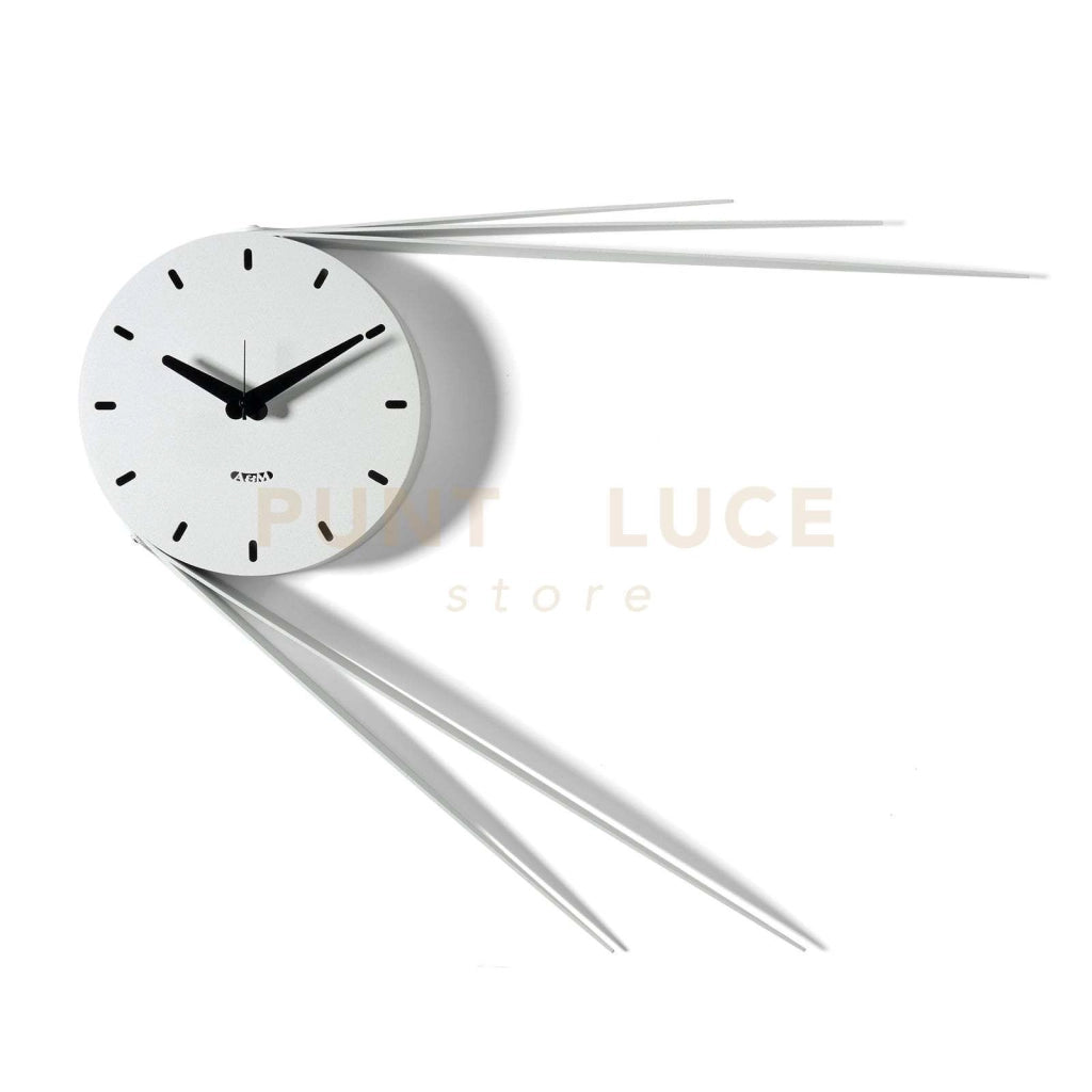 Orologio da parete di design Traslo Bianco marmo