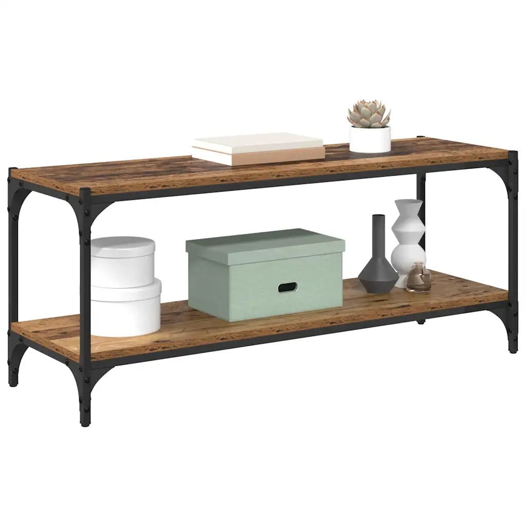 Mobile TV-Credenza per TV-Console TV Legno vecchio 100x33x41cm
