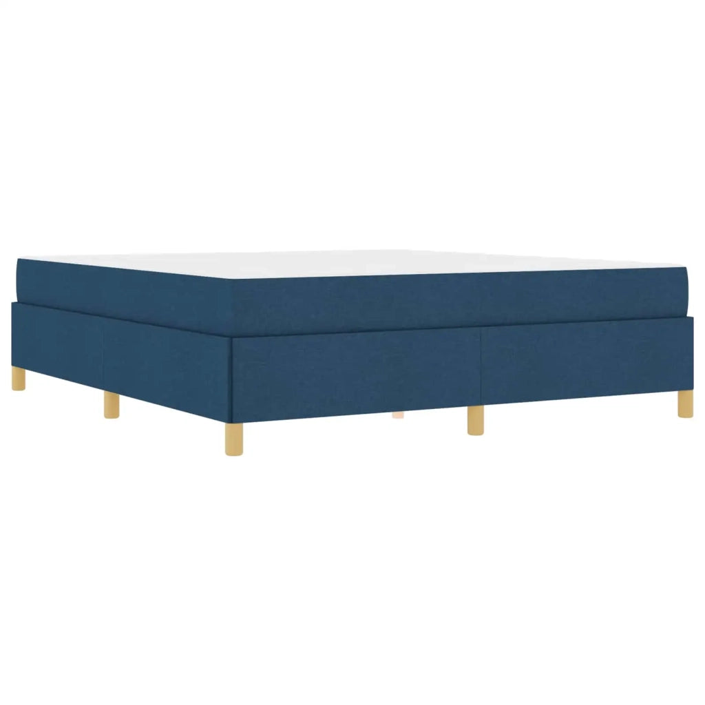 Struttura del letto con materasso Blu 180 x 200 cm Tessuto 3398961